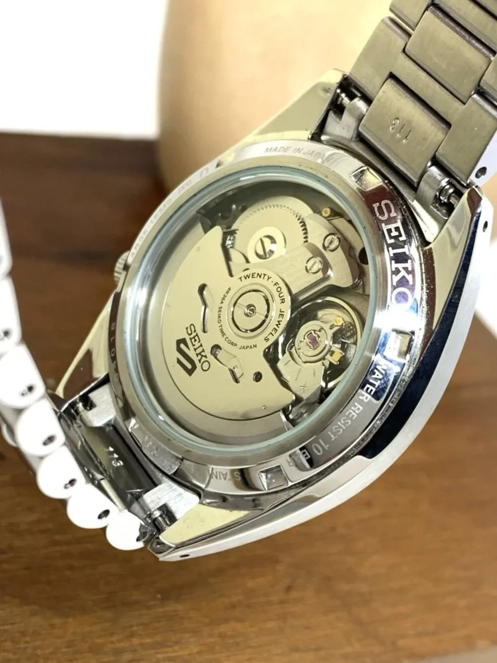 Seiko 5 Sports Men's Watch SRPK87 Automatic Blue Dial Day Date Silver Steel 37mm